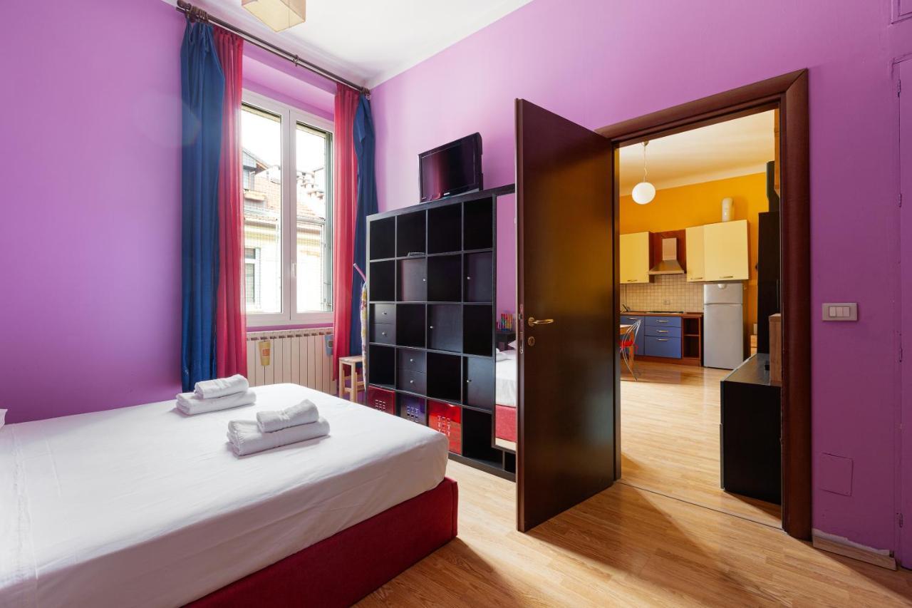 Milano Viale Umbria Colorful Apartment Buitenkant foto